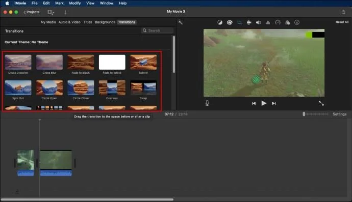 Πώς να αλλάξετε τις μεταβάσεις στο IMovie