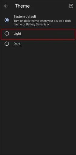 Как да изключите тъмен режим в Google Chrome