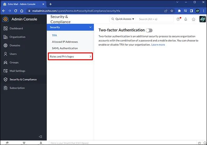 Πώς να αλλάξετε τον Super Admin στο Zoho