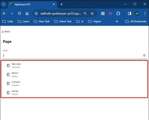 Как да добавите връзка в Squarespace