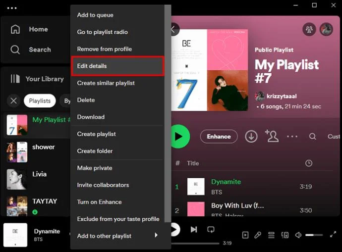 Как да добавите няколко песни към плейлист в Spotify