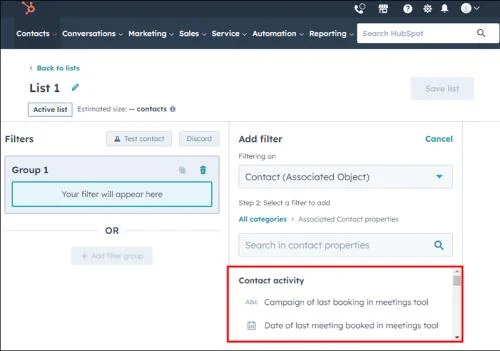 Πώς να δημιουργήσετε μια λίστα στο HubSpot