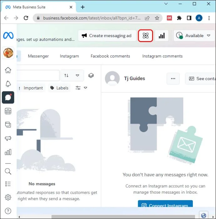 Как да видите часа на съобщението в Messenger