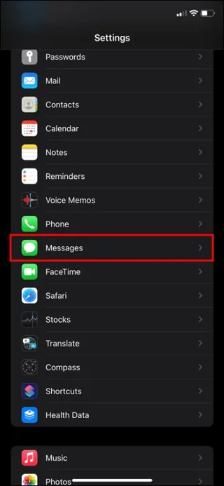Kuinka estää viestit IMessagessa