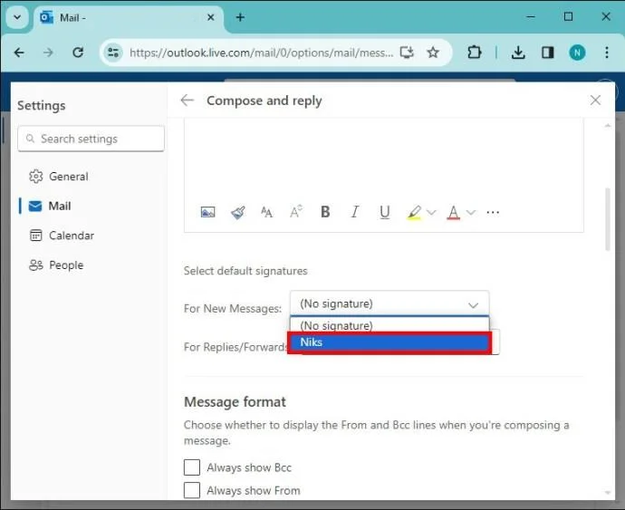 Kā pievienot parakstu programmā Outlook