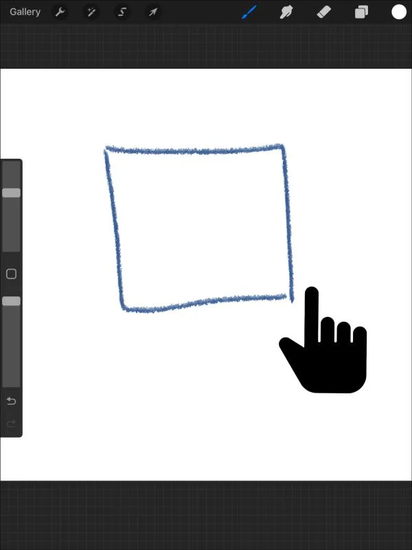 Kā lietot aizpildījuma krāsu Procreate