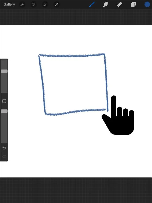 Kā lietot aizpildījuma krāsu Procreate
