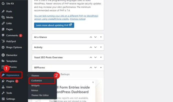 Πώς να προσθέσετε Favicon σε έναν ιστότοπο WordPress