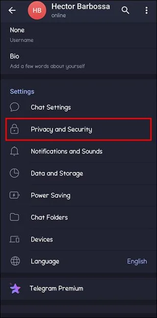 Как да блокирате група в Telegram
