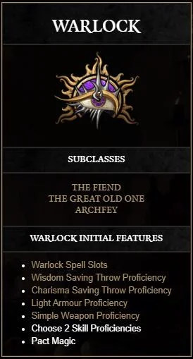 Όλες οι τάξεις στο Baldur'S Gate 3