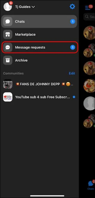 Jak zobrazit omezené zprávy v Messengeru