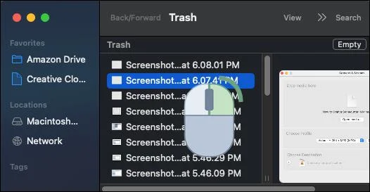 Как да възстановите изтрити файлове на Mac