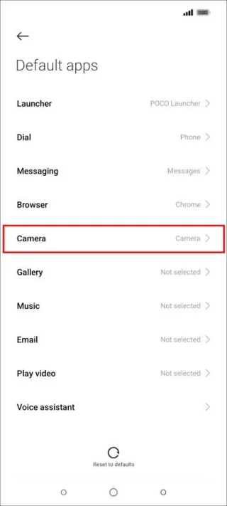 Как да промените приложенията по подразбиране на MIUI устройство