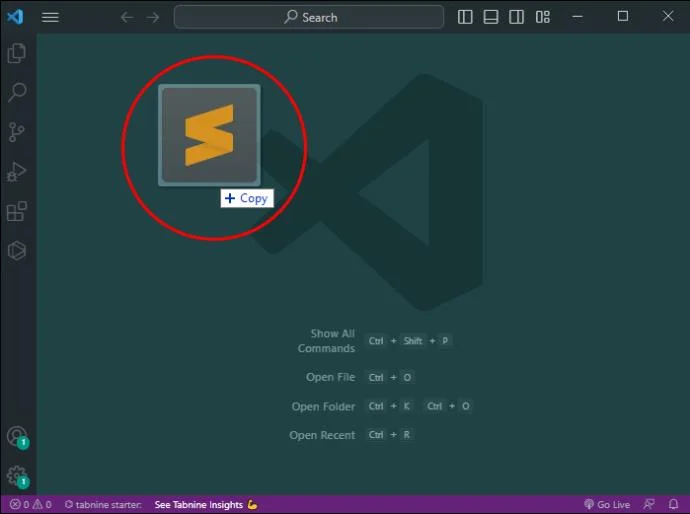Как да отворите нов прозорец във VS Code