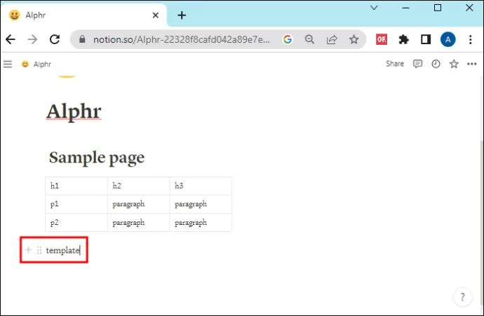 Как да направите страница шаблон в Notion