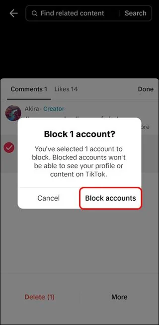 Как да блокирате потребител в TikTok