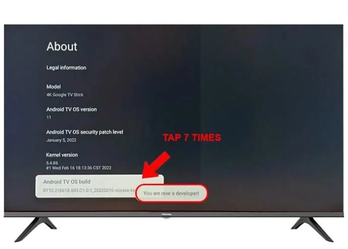 Kehittäjätilan kytkeminen päälle tai pois päältä Hisense-televisiossa