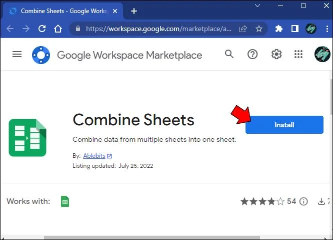 Slik slår du sammen faner i Google Sheets