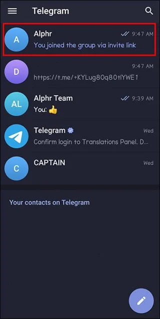 Как да блокирате група в Telegram