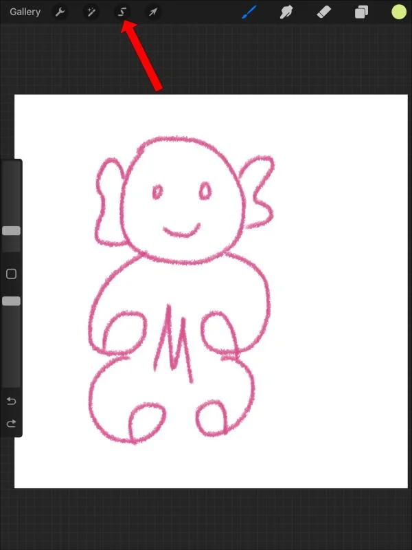 Kā lietot aizpildījuma krāsu Procreate