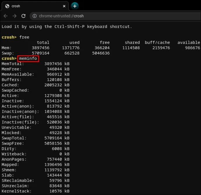 CROSH команди – ръководство за вашия Chromebook