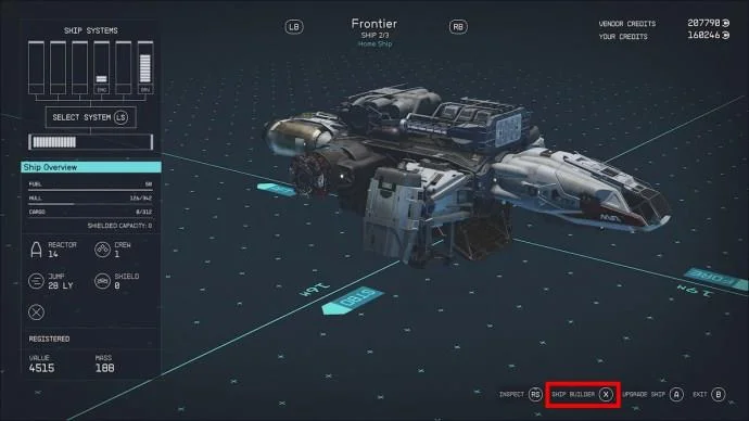 Как да продадете кораб в Starfield