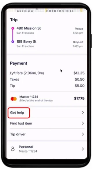 Как да отмените пътуване в Lyft