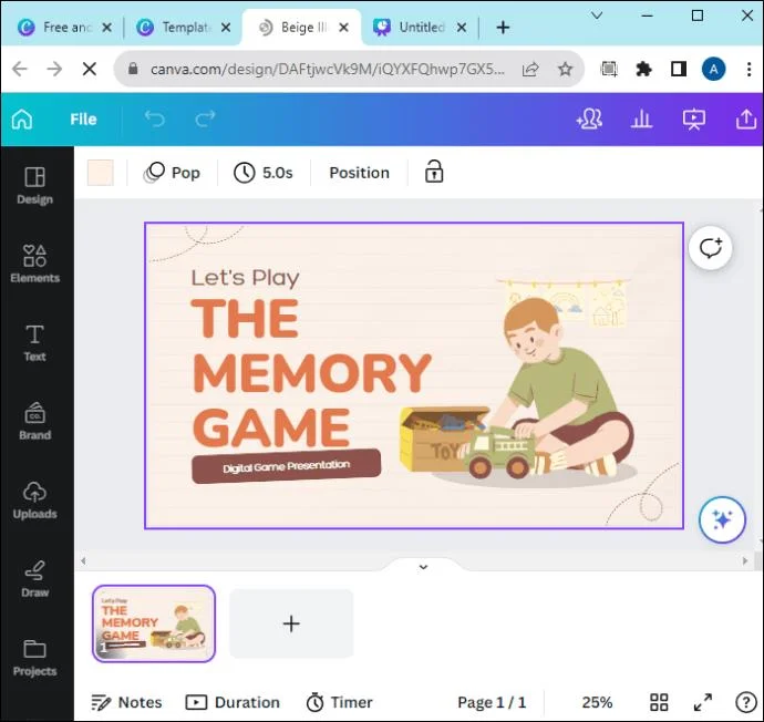 Как да направите текст да се показва при щракване в Canva