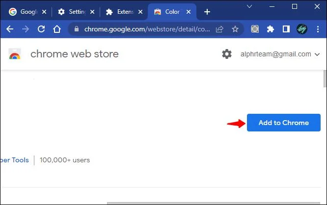 Как да промените цвета на раздела в Chrome