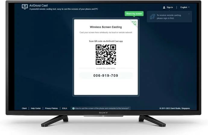 Как да свържете телевизор Sony към лаптоп