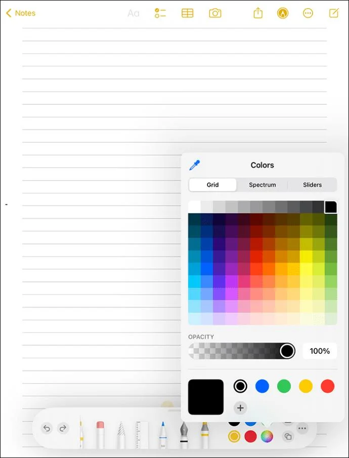Как да правите бележки на iPad
