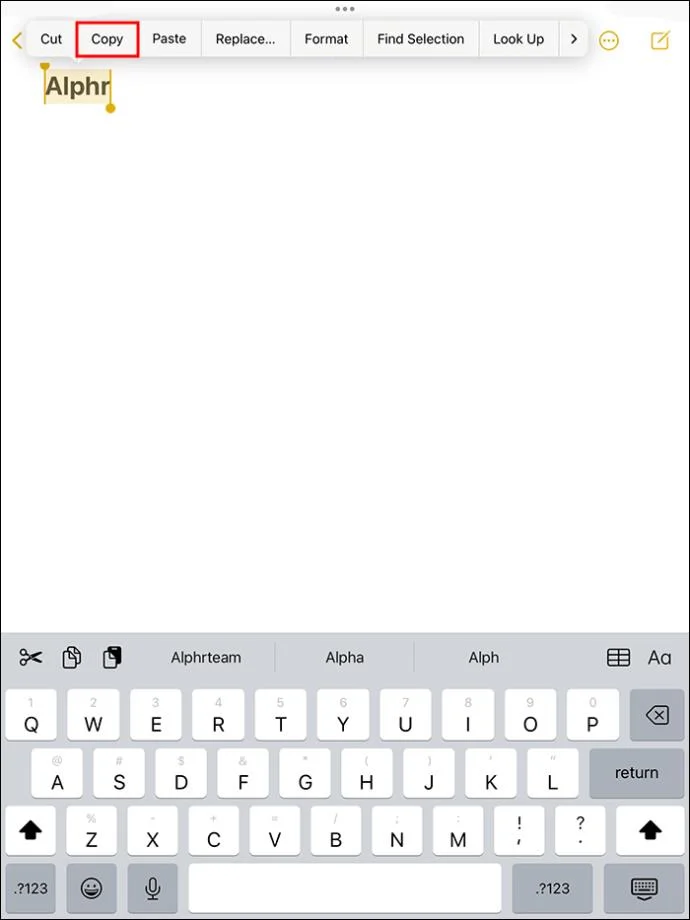 Как да изчистите клипборда на iPad