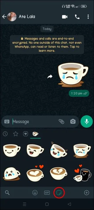 Как да използвате стикери в WhatsApp