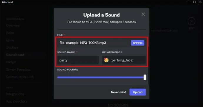 Как да добавите звуци към Soundboard в Discord