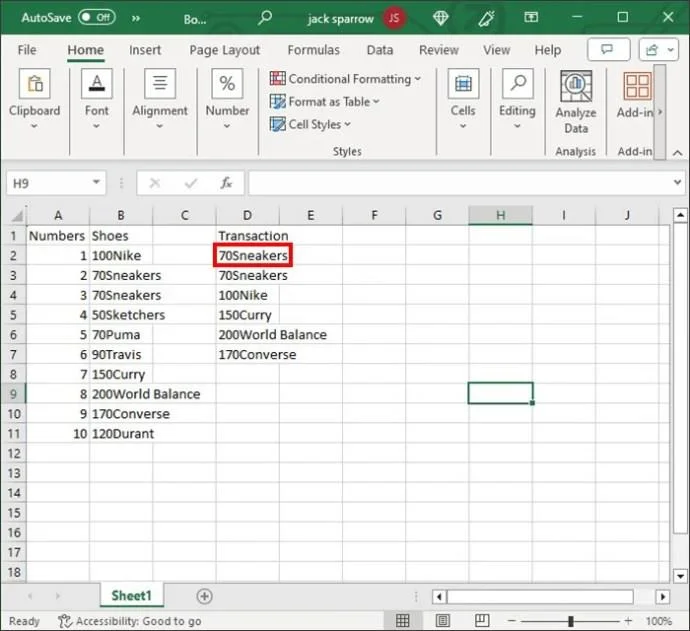 Как да разберете дали стойността е в списък в Excel