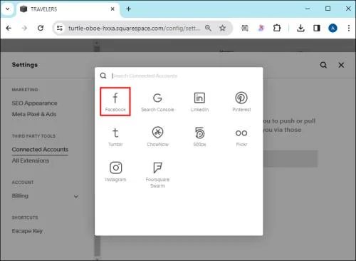 Как да свържете социални медии в Squarespace