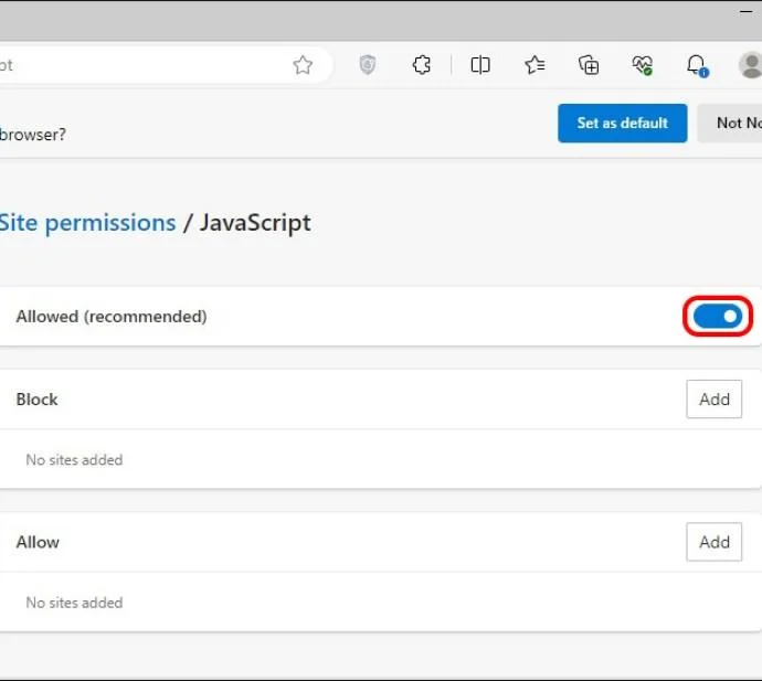 Как да активирате JavaScript в Google Chrome, Firefox, Microsoft Edge и Safari