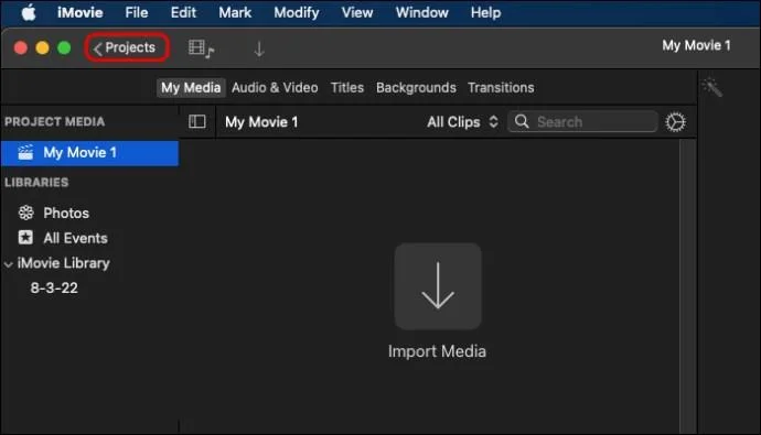 Πώς να αποθηκεύσετε ένα έργο στο IMovie