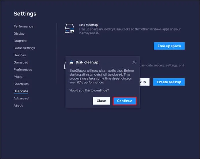 Как да изтриете главен екземпляр в BlueStacks