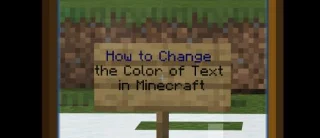 Πώς να αλλάξετε το χρώμα του κειμένου στο Minecraft