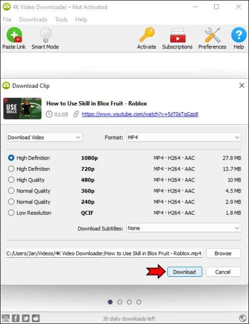 Hvernig á að sækja YouTube myndbönd á Windows tölvu