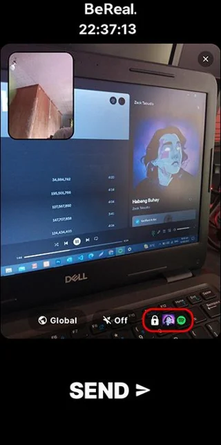 Как да промените акаунта в Spotify, свързан с BeReal