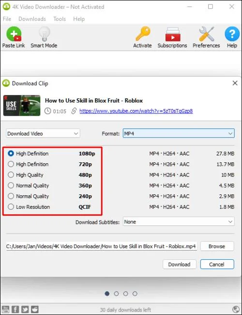 Hvernig á að sækja YouTube myndbönd á Windows tölvu