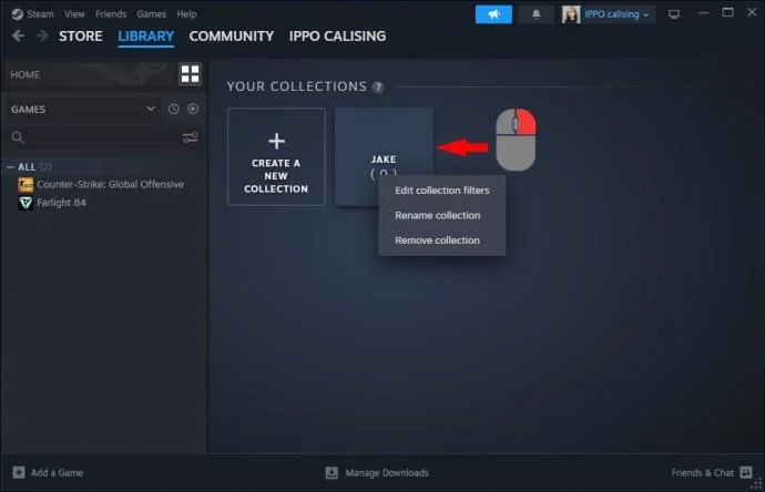 Как да направите колекция в Steam