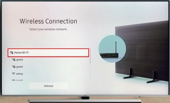 Kuinka muodostaa yhteys Wi-Fi-verkkoon Samsung-televisiossa