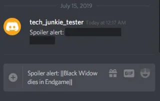Как да задраскате или зачеркнете текст в Discord