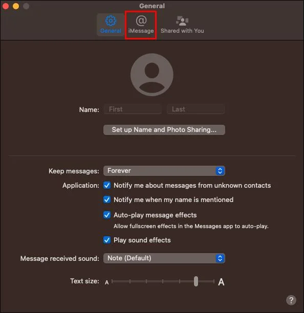 Как да коригирате контактите в IMessage, които не се показват на Mac