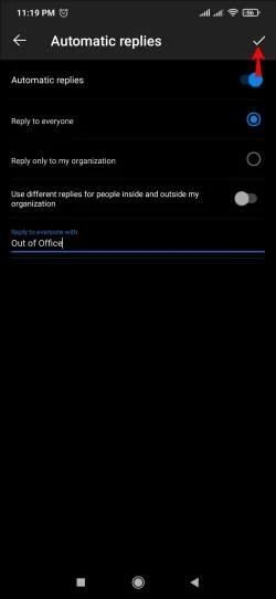 Как да зададете автоматичен отговор "Извън офиса" в Outlook