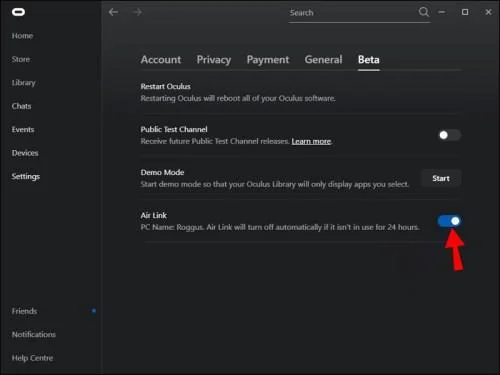 Jak hrát hry Steam na Oculus Quest 2