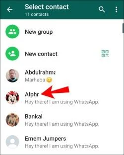 Πώς να διαγράψετε μια επαφή στο WhatsApp